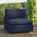 Commix Overstuffed Outdoor Patio Armless Chair - view 8
