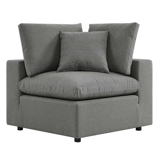 Commix Overstuffed Outdoor Patio Corner Chair - alternate angle view