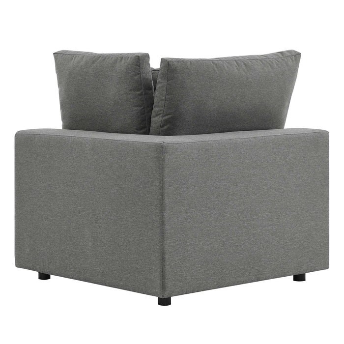 Commix Overstuffed Outdoor Patio Corner Chair - view 5
