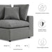 Commix Overstuffed Outdoor Patio Corner Chair - detail close-up