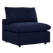 Commix Sunbrella® Outdoor Patio Armless Chair Navy