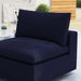 Commix Sunbrella® Outdoor Patio Armless Chair Navy
