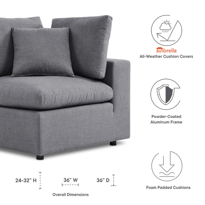 Commix Sunbrella® Outdoor Patio Corner Chair - view 10