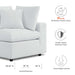 Commix Sunbrella® Outdoor Patio Corner Chair - view 17