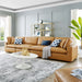 Commix Down Filled Overstuffed Vegan Leather 4-Seater Sofa by Modway - control panel detail