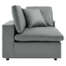 Commix 5-Piece Down Filled Overstuffed Vegan Leather Sectional Sofa by Modway - alternate view
