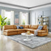 Commix 5-Piece Down Filled Overstuffed Vegan Leather Sectional Sofa by Modway - control panel detail