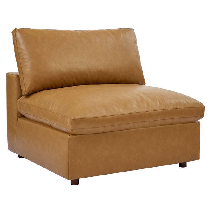 Commix Down Filled Overstuffed Vegan Leather 5-Piece Sectional Sofa by Modway - view 17