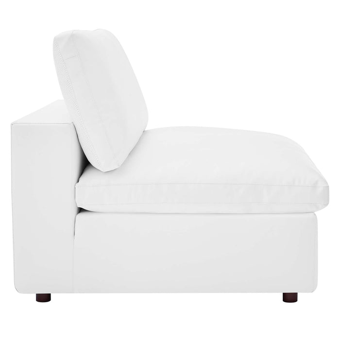 Commix Down Filled Overstuffed Vegan Leather 5-Piece Sectional Sofa by Modway - view 30