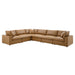 Commix Down Filled Overstuffed Vegan Leather 6-Piece Sectional Sofa by Modway - accessory view