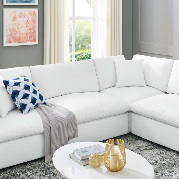 Commix Down Filled Overstuffed Vegan Leather 8-Piece Sectional Sofa by Modway - view 26