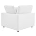 Commix Down Filled Overstuffed Vegan Leather 8-Piece Sectional Sofa sectional sofa seating detail