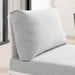 Harmony Sunbrella® Outdoor Patio Aluminum Armless Chair - in lifestyle setting
