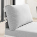 Harmony Sunbrella® Outdoor Patio Aluminum Armless Chair - in lifestyle setting