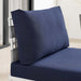 Harmony Sunbrella® Outdoor Patio Aluminum Armless Chair - view 12