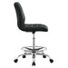Modway Ripple Armless Vegan Leather Drafting Chair Living Room Furniture - Close-Up