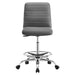 Modway Ripple Armless Vegan Leather Drafting Chair Living Room Furniture - View 14