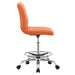Modway Ripple Armless Vegan Leather Drafting Chair Living Room Furniture - View 21