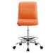 Modway Ripple Armless Vegan Leather Drafting Chair Living Room Furniture - View 23