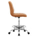 Modway Ripple Armless Vegan Leather Drafting Chair Living Room Furniture - View 29