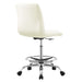 Modway Ripple Armless Vegan Leather Drafting Chair Living Room Furniture - View 40