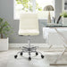 Modway Ripple Armless Vegan Leather Drafting Chair Living Room Furniture - View 38