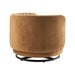 Embrace Tufted Performance Velvet Swivel Chair - view 5