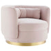 Modway Relish Performance Velvet Swivel Chair Living Room Furniture - Installation View