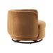 Relish Performance Velvet Swivel Chair - in lifestyle setting