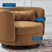 Relish Performance Velvet Swivel Chair - detail close-up