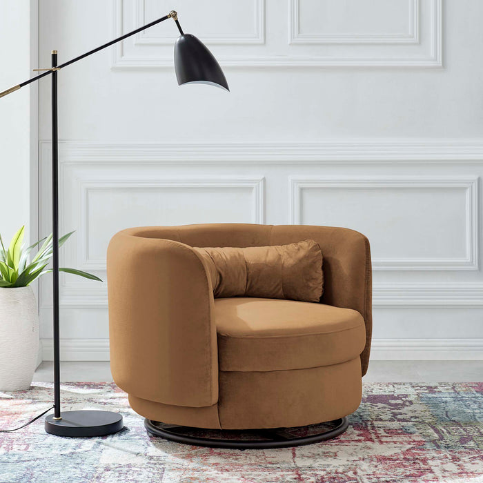 Relish Performance Velvet Swivel Chair - Modway \living\accent & lounge chairs