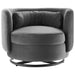 Relish Performance Velvet Swivel Chair - view 20