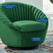 Whirr Tufted Performance Velvet Swivel Chair - view 10