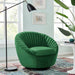Whirr Tufted Performance Velvet Swivel Chair - view 8