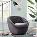 Whirr Tufted Performance Velvet Swivel Chair - view 15