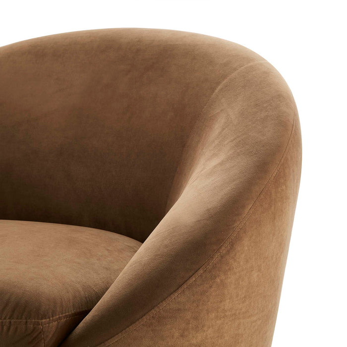 Buttercup Performance Velvet Swivel Chair - view 21
