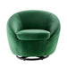 Buttercup Performance Velvet Swivel Chair - view 6