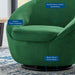 Buttercup Performance Velvet Swivel Chair - detail close-up