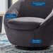 Buttercup Performance Velvet Swivel Chair - view 10