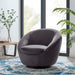 Buttercup Performance Velvet Swivel Chair - view 8