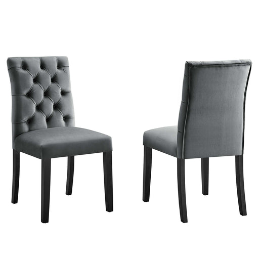 Modway Duchess Performance Velvet Dining Chairs Set of 2 - View 60