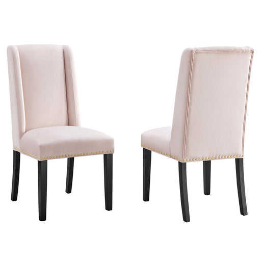 Modway Baron Performance Velvet Dining Chairs - Set of 2 - Product Image 71