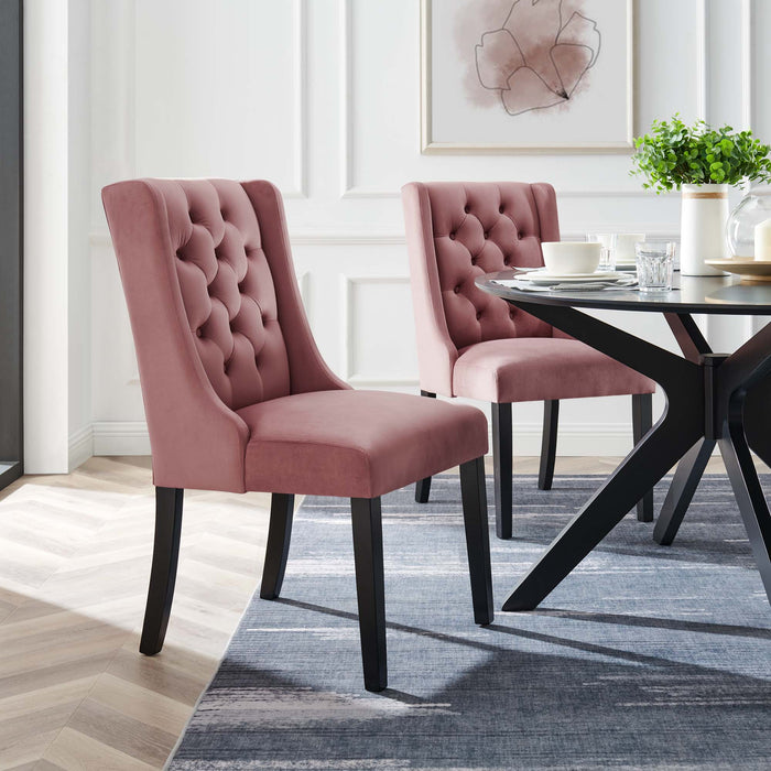 Baronet Performance Velvet Dining Chairs - Set of 2