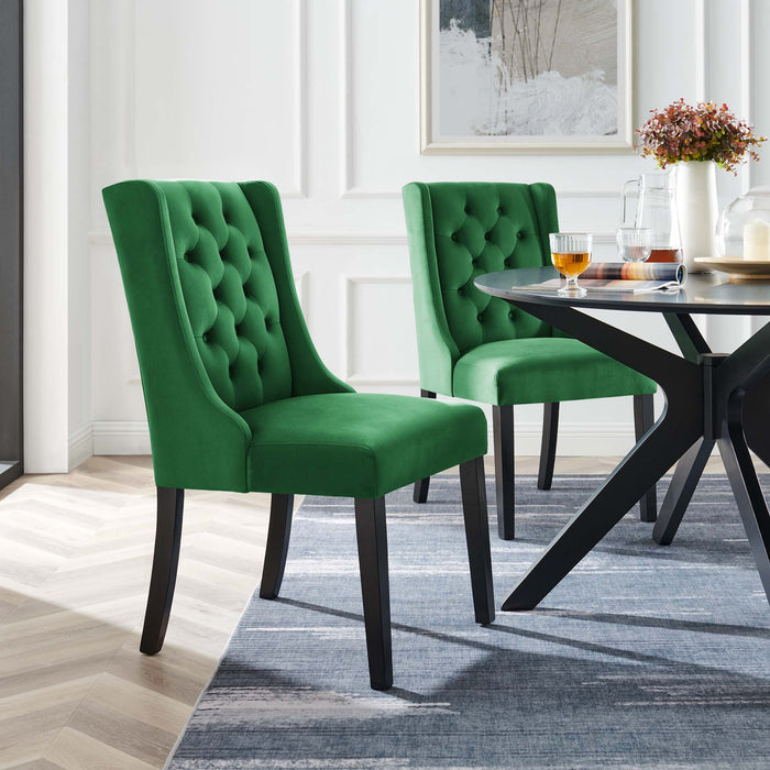 Baronet Performance Velvet Dining Chairs - Set of 2