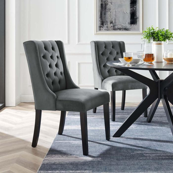 Baronet Performance Velvet Dining Chairs - Set of 2