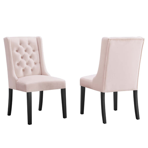 Modway Baronet Performance Velvet Dining Chairs - Set of 2 - Product Image 88