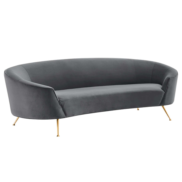 Marchesa Upholstered Performance Velvet Sofa - view 10
