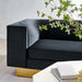 Eminence Upholstered Performance Velvet Sofa - in lifestyle setting