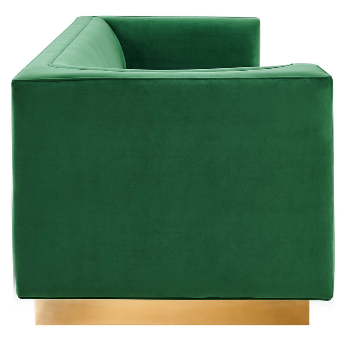 Eminence Upholstered Performance Velvet Sofa - view 16