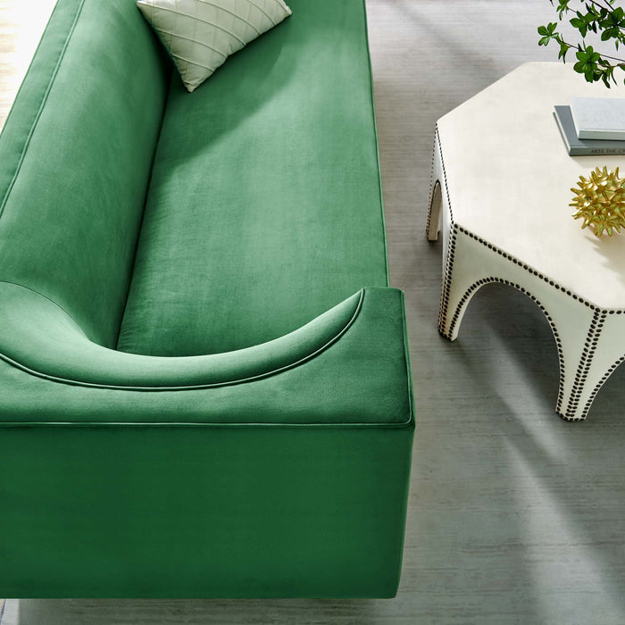 Eminence Upholstered Performance Velvet Sofa - view 15